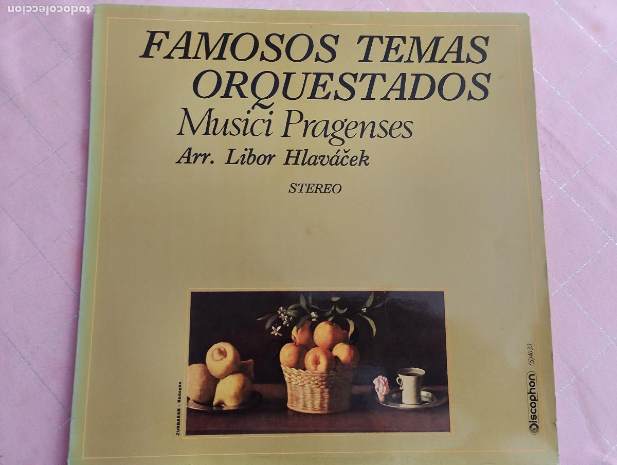 Discos de vinilo: Musici Pragenses &ndash; Famosos Temas Orquestados, 1971