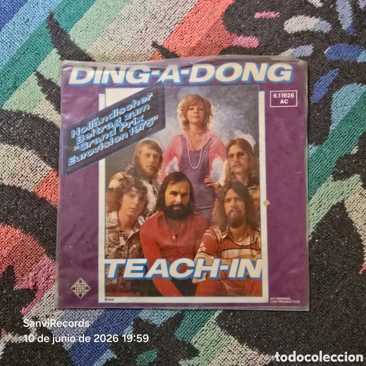 Discos de vinilo: [SINGLE] TEACH-IN: DING-A-DONG - LET ME IN (TELEFUNKEN) (1975)