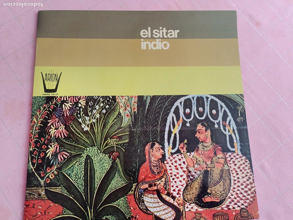 Discos de vinilo: Pramod Kumar &ndash; El Sitar Indio, Hindustani 1975