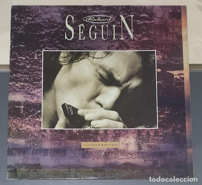 Discos de vinilo: Richard S&eacute;guin - Journ&eacute;e D'Am&eacute;rique - LP Audiogram &lrm;ref. AD 10 024. Ed. canadiense 1988.