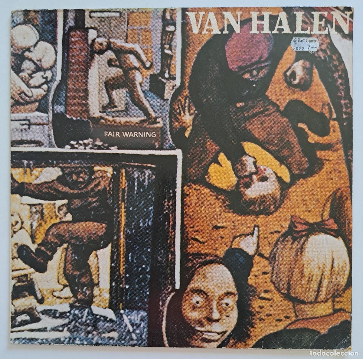 Discos de vinilo: VAN HALEN - FAIR WARNING - WARNER BROS &ndash; WB 56 899 - GERMANY 19891