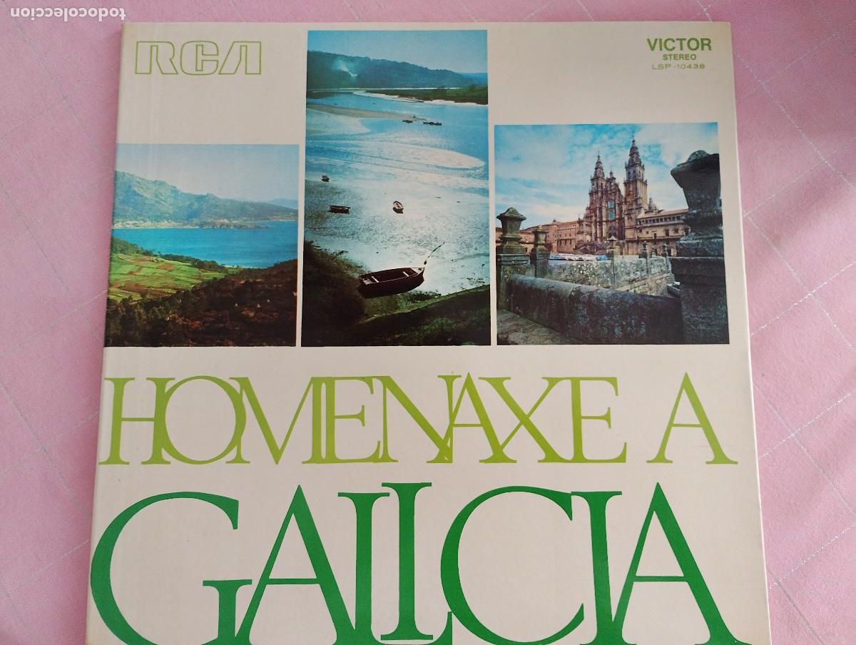 Discos de vinilo: Homenaxe A Galicia, 1971,Los Relampagos,Gaiteros Os Morenos de Lavadores, etc