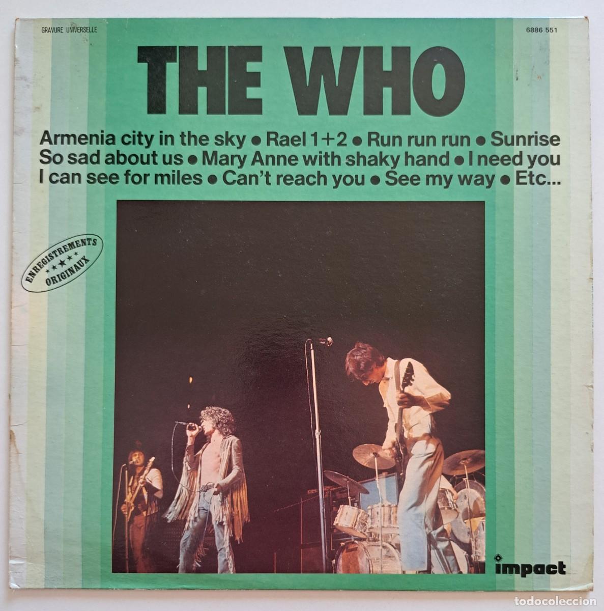 Discos de vinilo: THE WHO - THE WHO - IMPACT (2) &ndash; 6886 551 - FRANCIA 1971