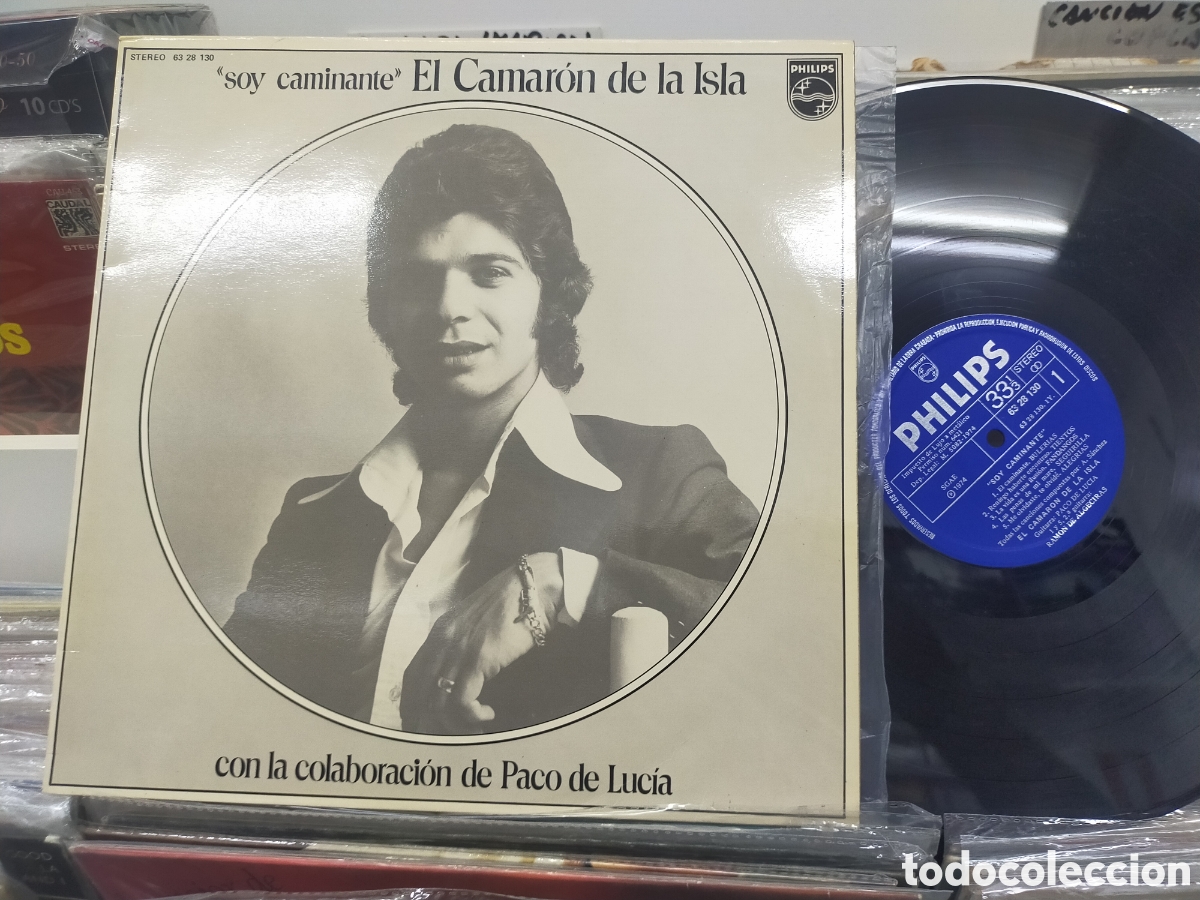 Discos de vinilo: Camar&oacute;n de la isla LP soy caminante 1974