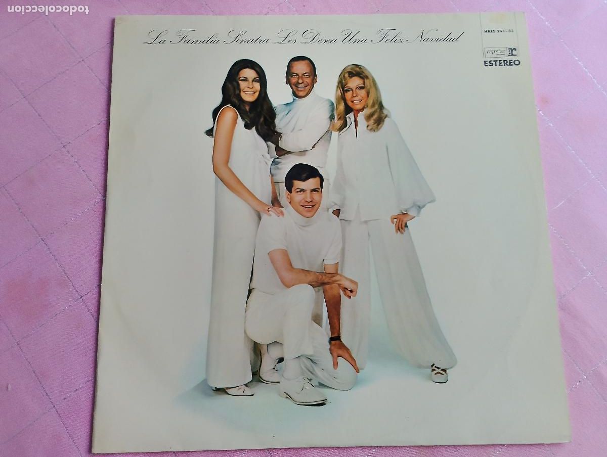 Discos de vinilo: La Familia Sinatra &ndash; Les Desea Una Feliz Navidad, 1971 ed espa&ntilde;ola