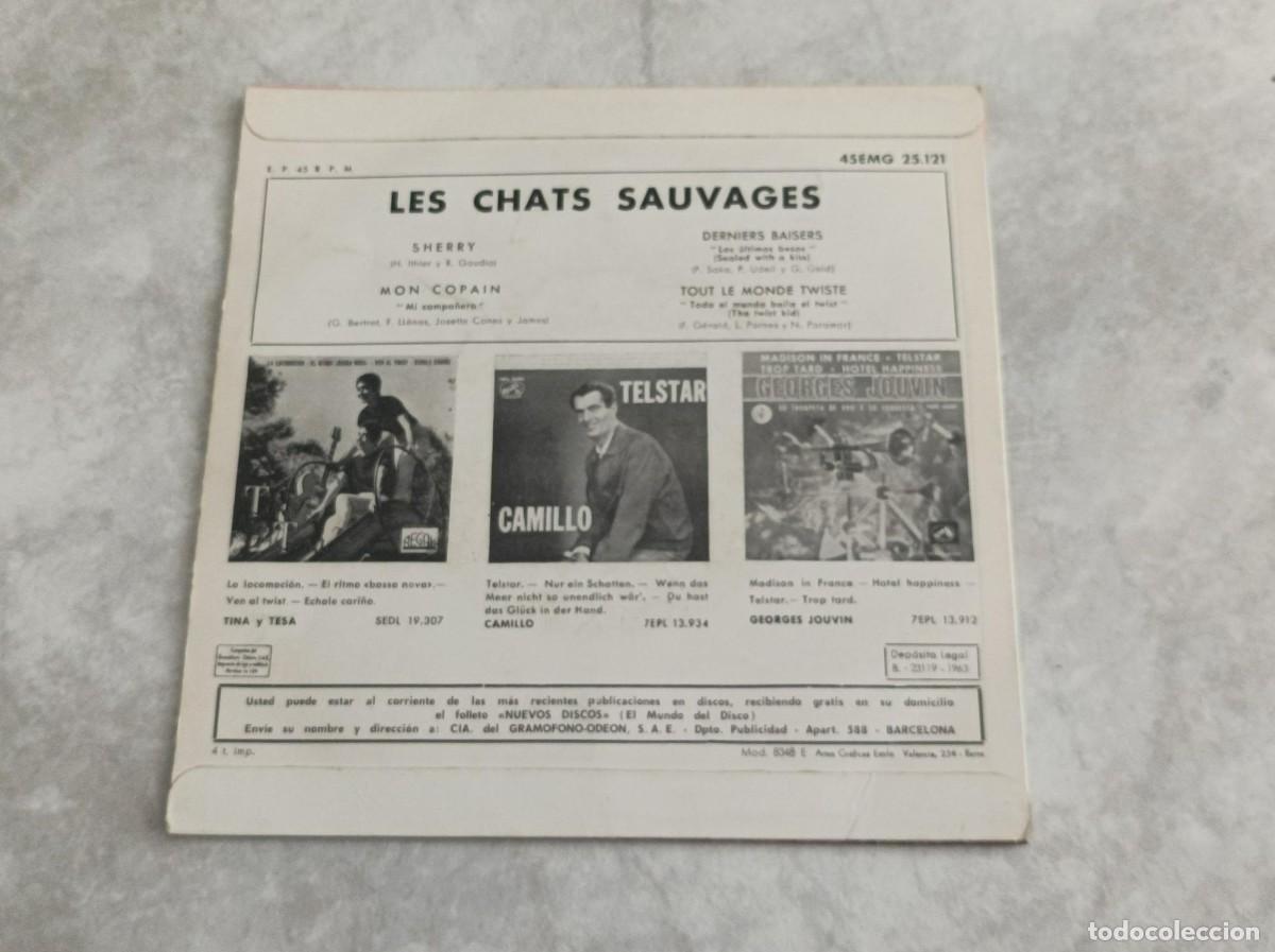 Discos de vinilo: Les Chats sauvages ep original - Foto 2