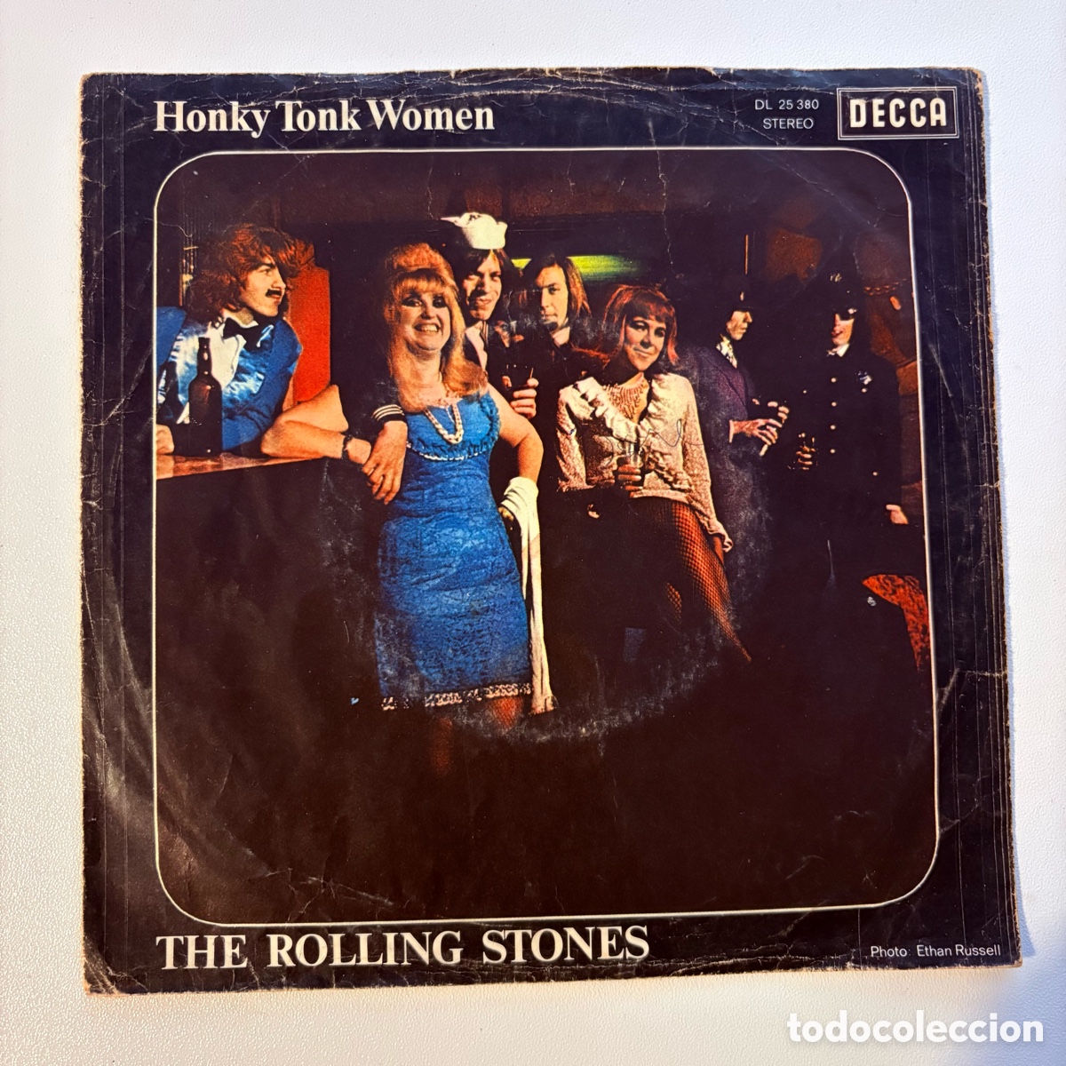 Discos de vinilo: single 7'' The Rolling Stones &ndash; Honky Tonk Women / You Can't Always Get What You Want