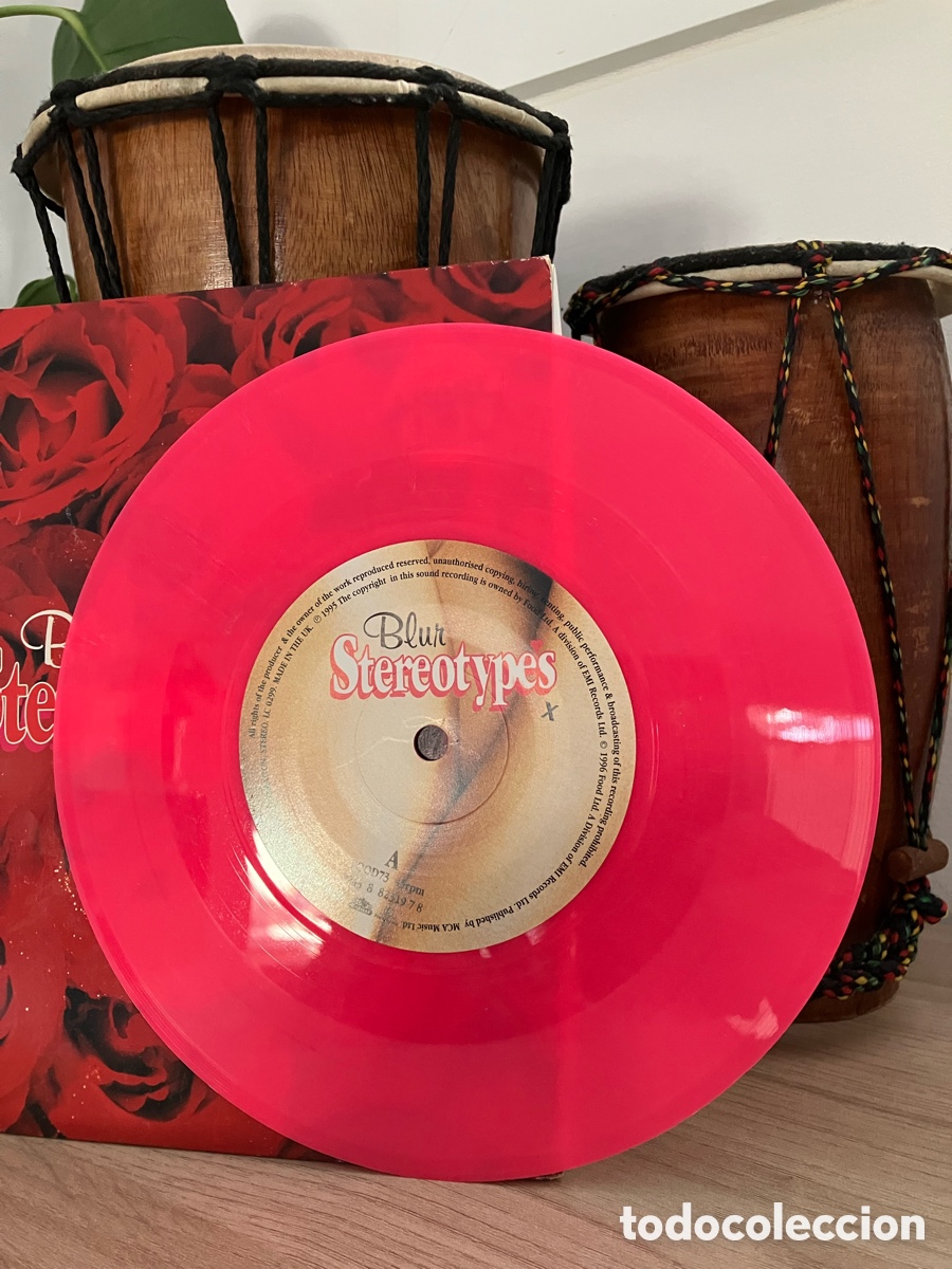 Discos de vinilo: Blur - Stereotypes 7&rdquo; Pink - Foto 2