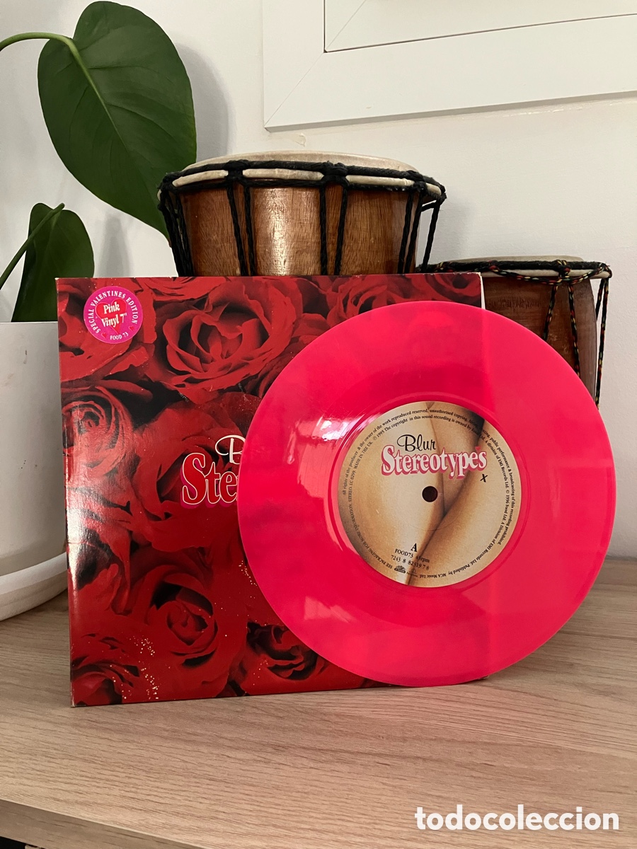 Discos de vinilo: Blur - Stereotypes 7&rdquo; Pink - Foto 1