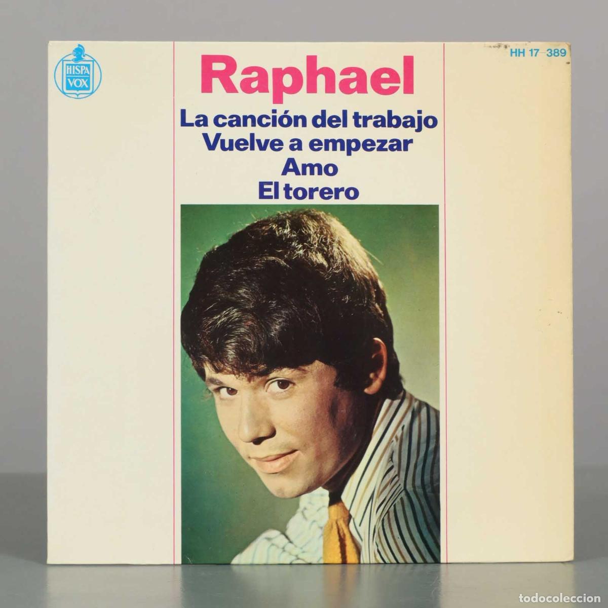 Discos de vinilo: EP. La canci&oacute;n del trabajo - Raphael - Foto 1
