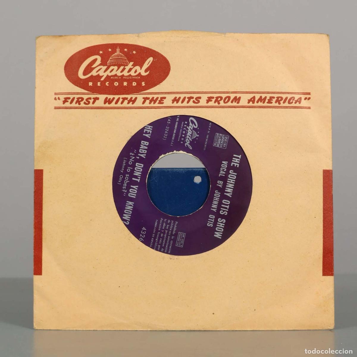 Discos de vinilo: SINGLE. Mumblin&acute; Mosie - The Johnny Otis Show, Johnny Otis