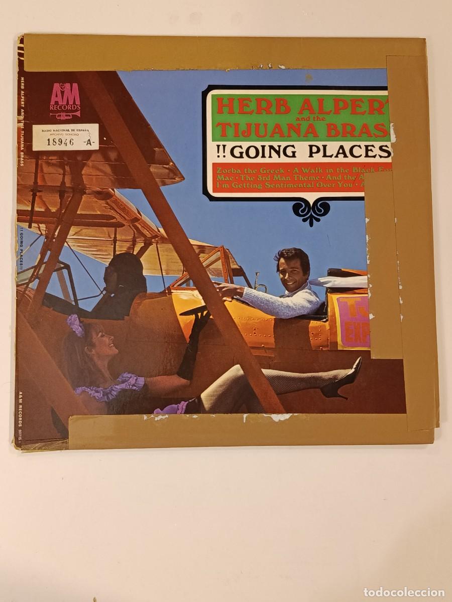 Discos de vinilo: DISCO. HERB ALPERT AND THE TIJUANA BRASS GOING PLACES. LP VINILO