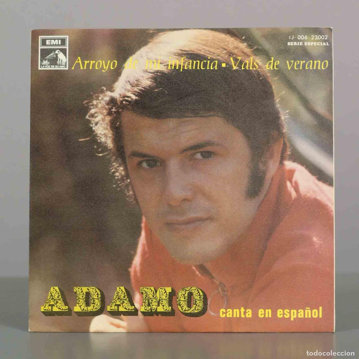 Discos de vinilo: SINGLE. Arroyo de mi infancia / Vals de verano - Salvatore Adamo
