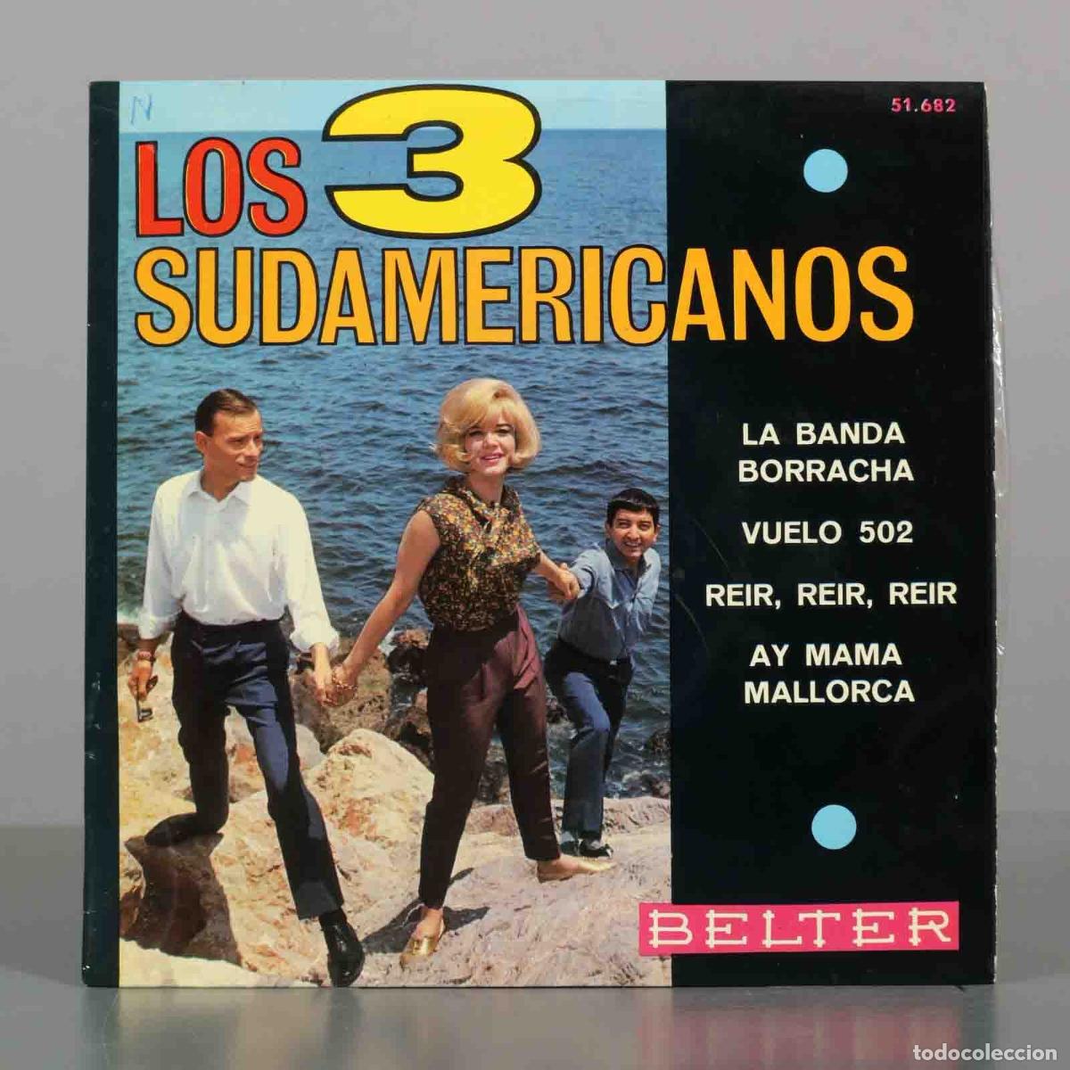 Discos de vinilo: EP. La Banda Borracha - Vuelo 502 - Reir, Reir, Reir - Ay Mama Mallorca - Los 3 Sudamericanos