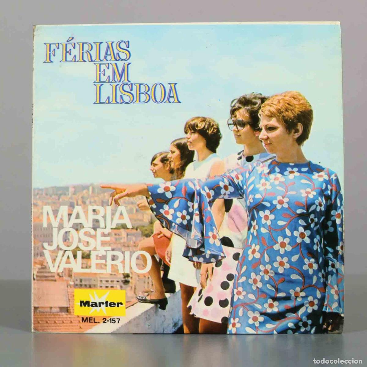 Discos de vinilo: EP. F&eacute;rias em Lisboa - Maria Jos&eacute; Val&eacute;rio