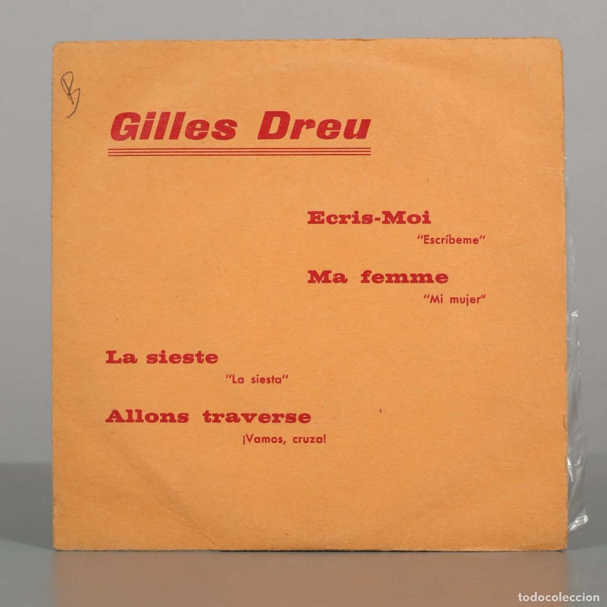 Discos de vinilo: EP. &Eacute;cris-moi - Gilles Dreu