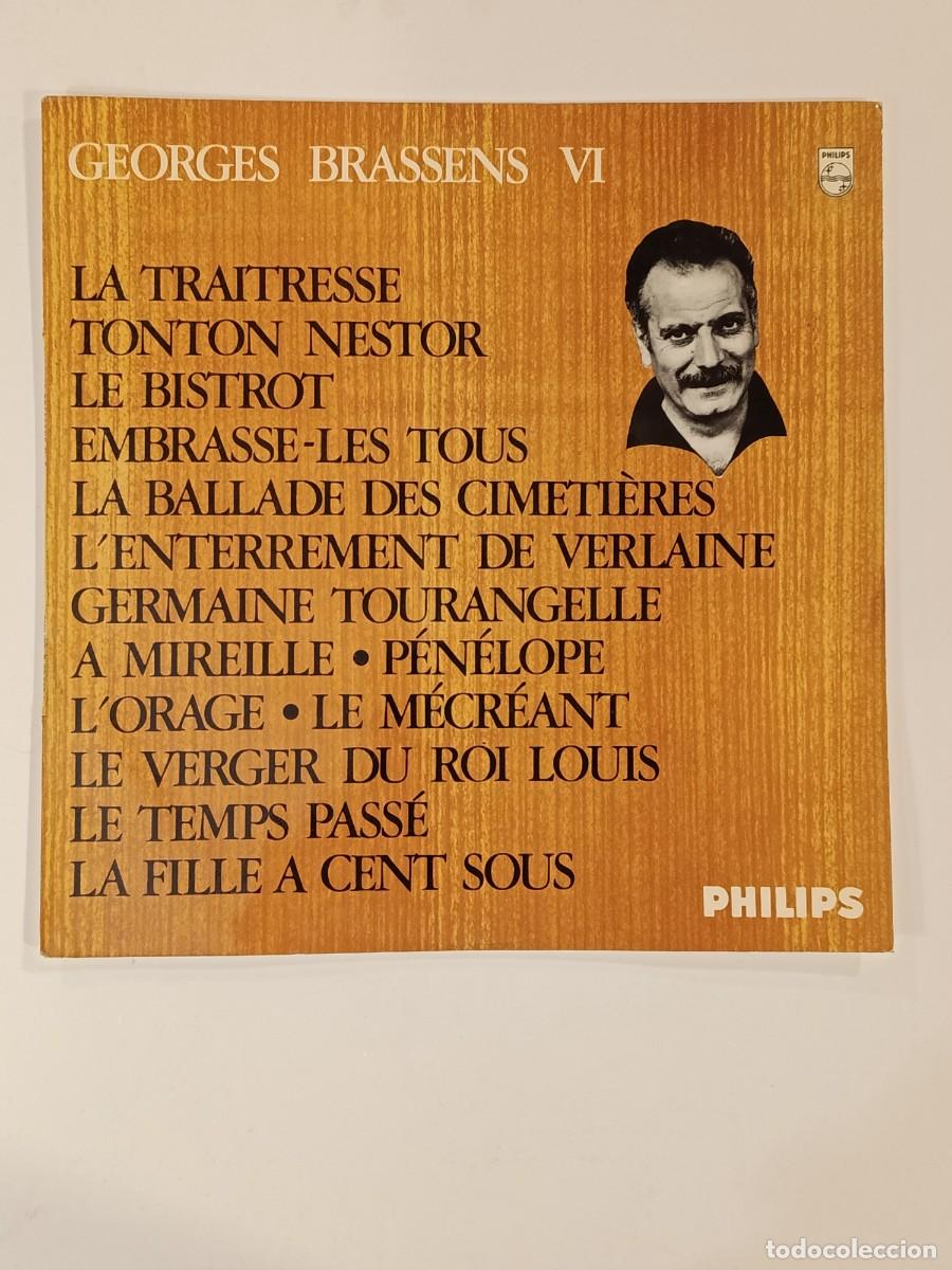 Discos de vinilo: DISCO. GEORGES BRASSENS VI. PHILIPS. LP VINILO - Foto 1