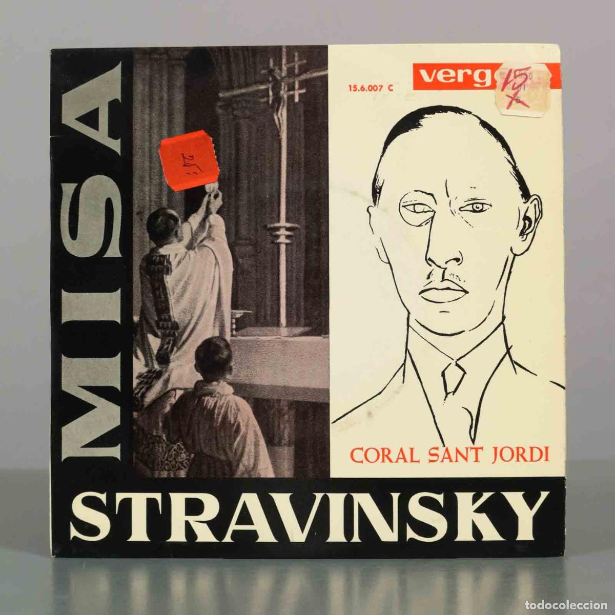 Discos de vinilo: EP. Misa - Igor Stravinsky, Coral Sant Jordi