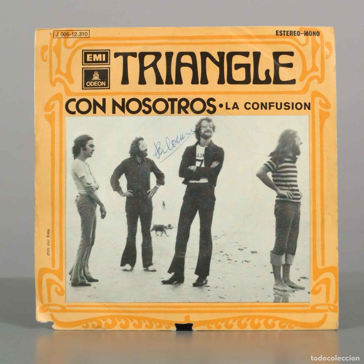 Discos de vinilo: SINGLE. Viens Avec Nous / La Confusion - Triangle