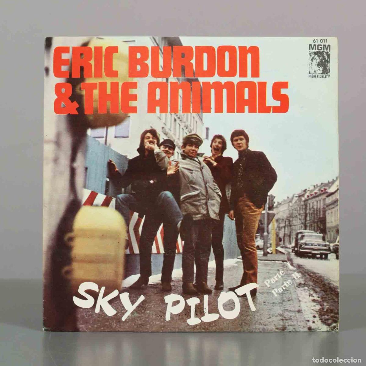 Discos de vinilo: SINGLE. Sky Pilot - Eric Burdon and The Animals