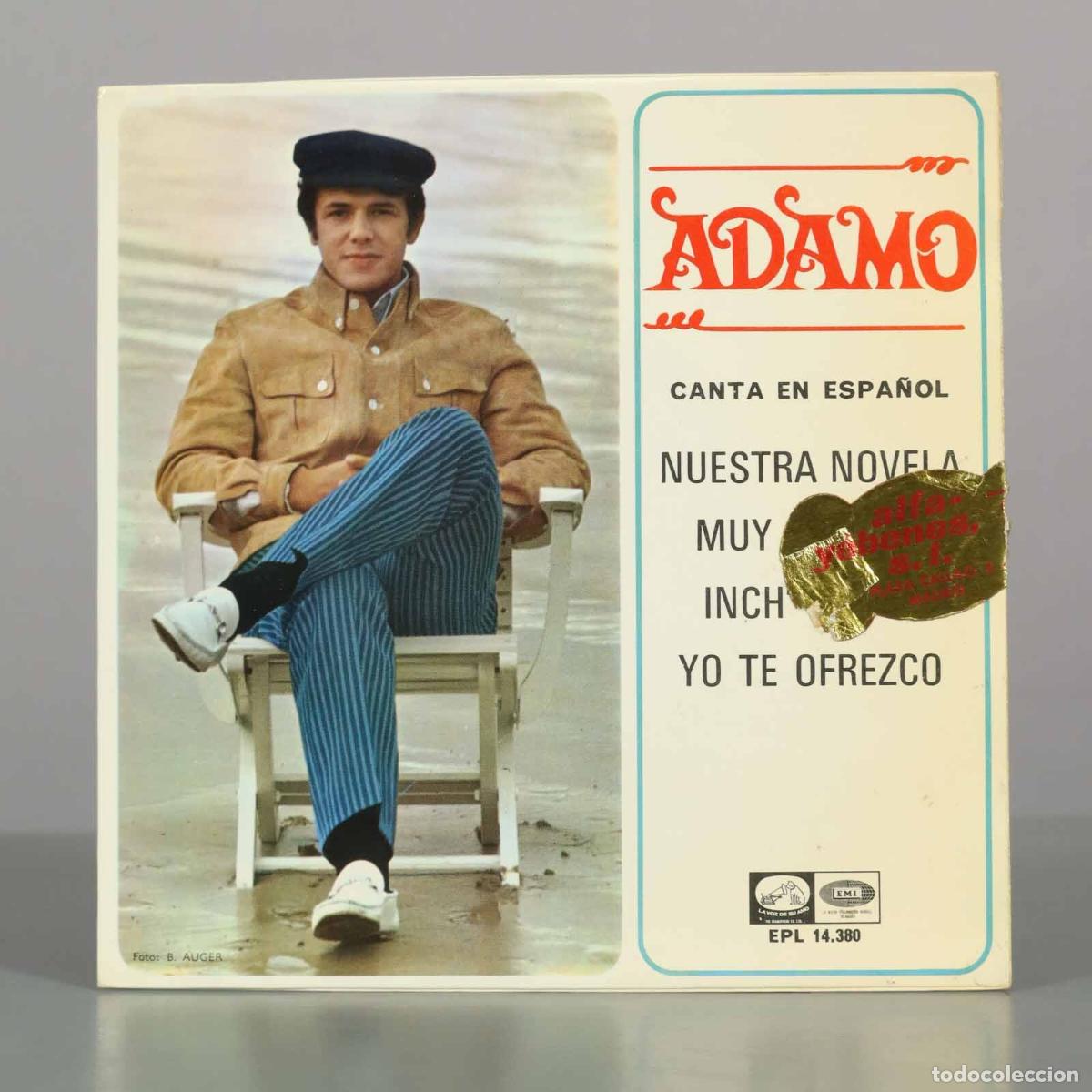 Discos de vinilo: EP. Canta en Espa&ntilde;ol - Nuestra Novela - Muy Juntos - Inch&acute; Allah - Yo Te Ofrezco - Adamo