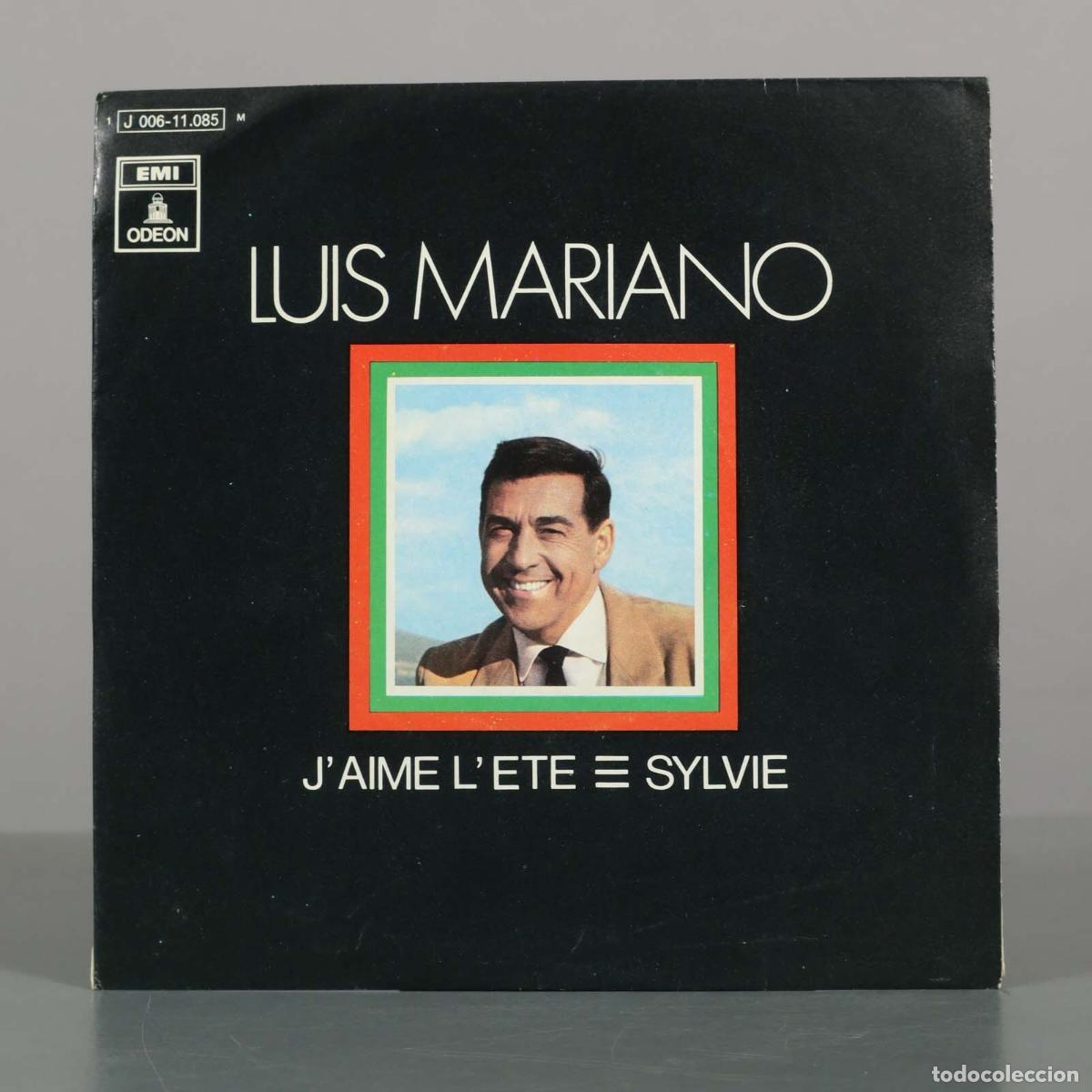 Discos de vinilo: SINGLE. J&acute;aime l&acute;&eacute;t&eacute; / Sylvie - Luis Mariano - Foto 1