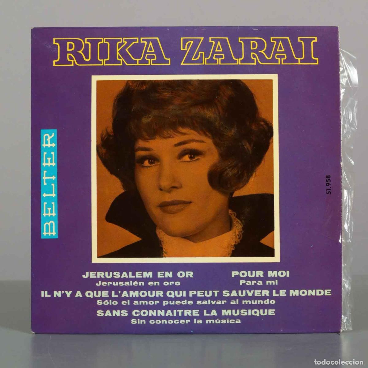 Discos de vinilo: SINGLE. Jerusalem En Or - Pour Moi - Il N&acute;y A Que L&acute;amour Qui Puede Sauver Le Monde - Sans Connaitr
