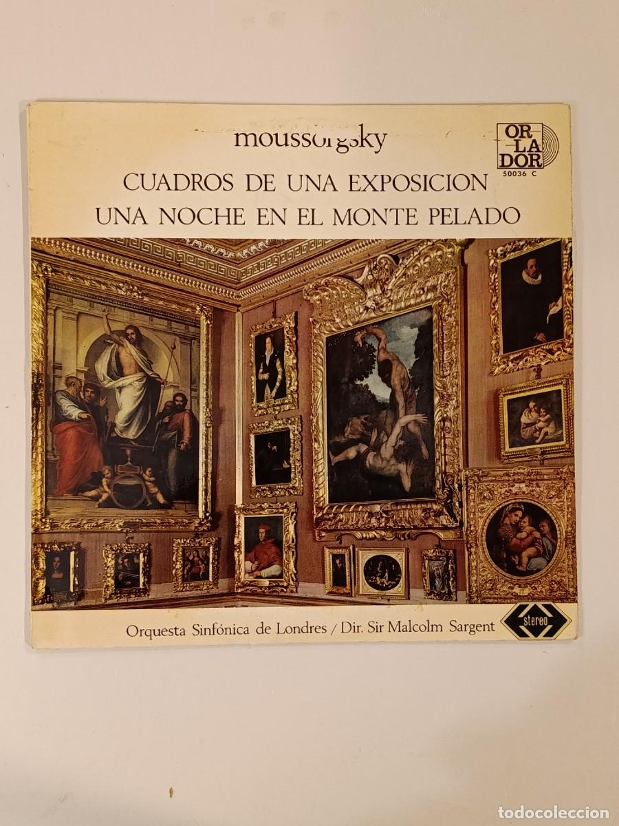 Dischi in vinile: DISCO. MOUSSORGSKY CUADROS DE UNA EXPOSICI&Oacute;N. UNA NOCHE EN EL MONTE PELADO. LP VINILO