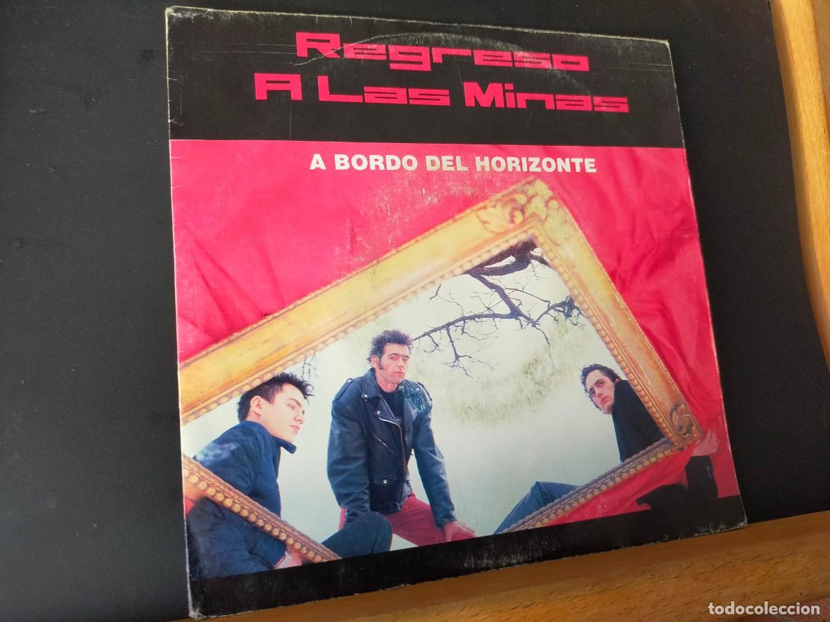 Discos de vinilo: REGRESO A LAS MINAS. A BORDO DEL HORIZONTE. WEA RECORDS. 1 TEMA AMBAS CARAS. DISCO PROMOCIONAL. 1990