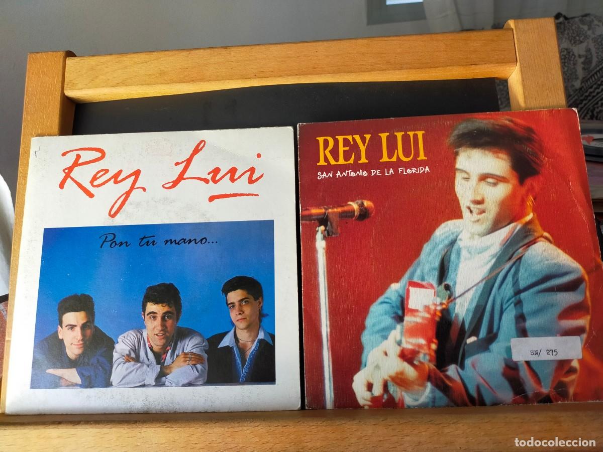 Discos de vinilo: REY LUI. LOTE DE 2 SINGLES. 2 TEMAS EN CADA DISCO. DRO. 1987 - 1988