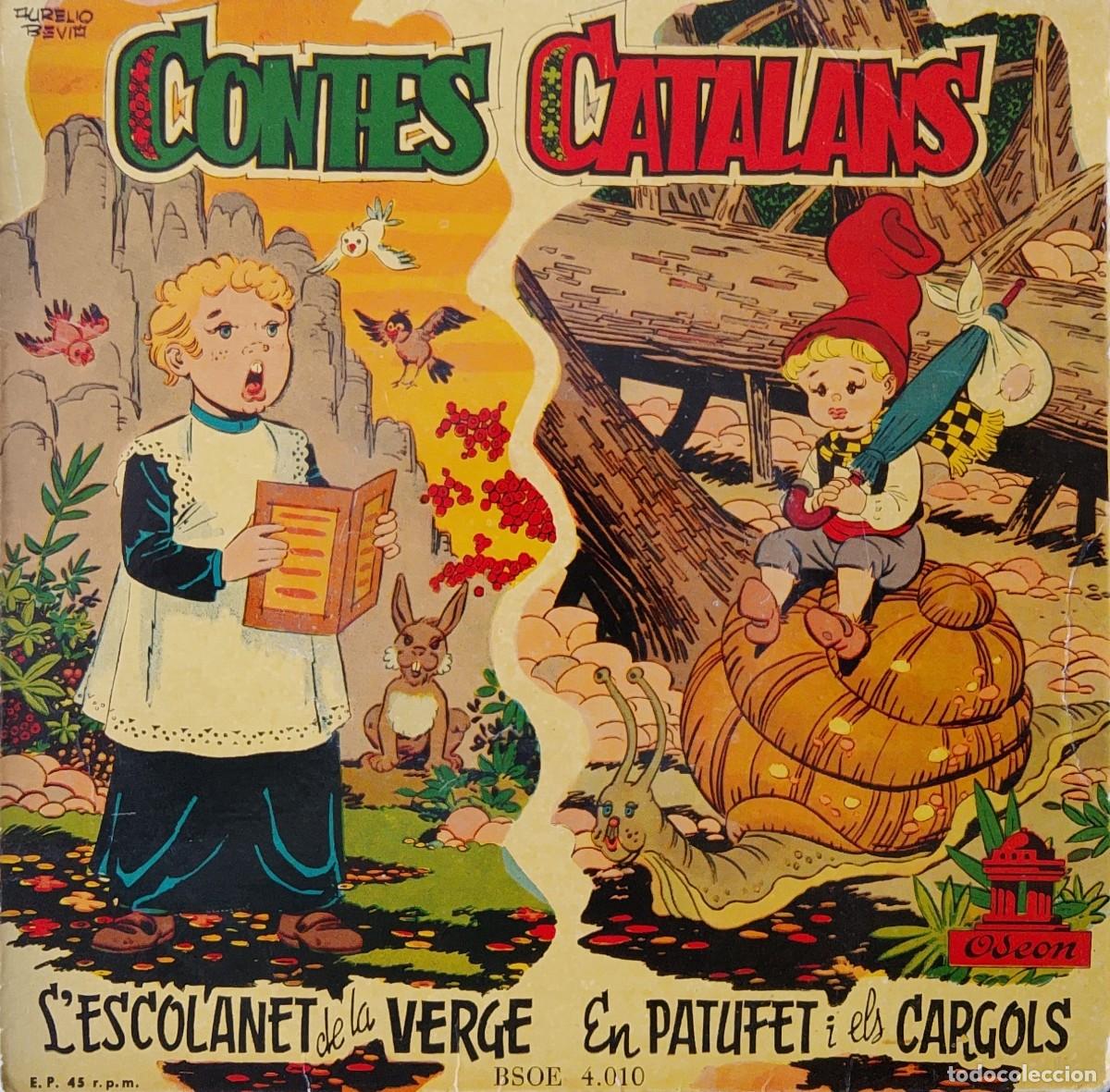 Discos de vinilo: Contes catalans. Vinilo single. - Foto 1