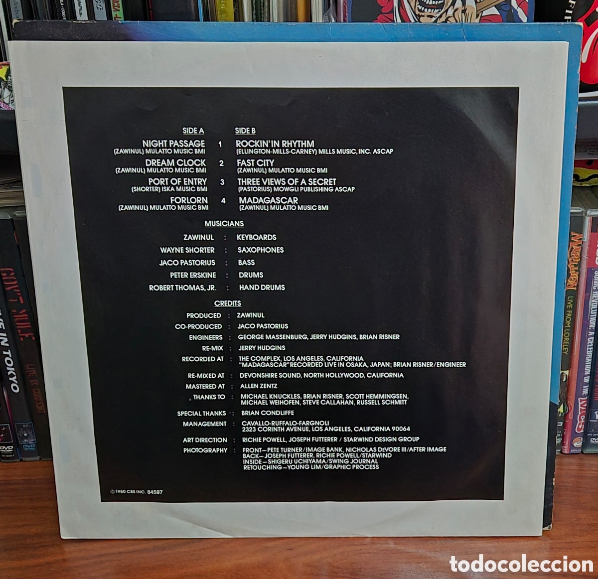 Discos de vinilo: Weather Report &ndash; Night Passage LP - Foto 4