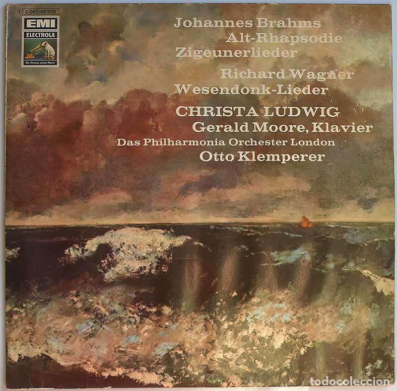 Discos de vinilo: Johannes Brahms, Richard Wagner - Alt-Rhapsodie. Zigeunerlieder. Wesendonk-Lieder. LP