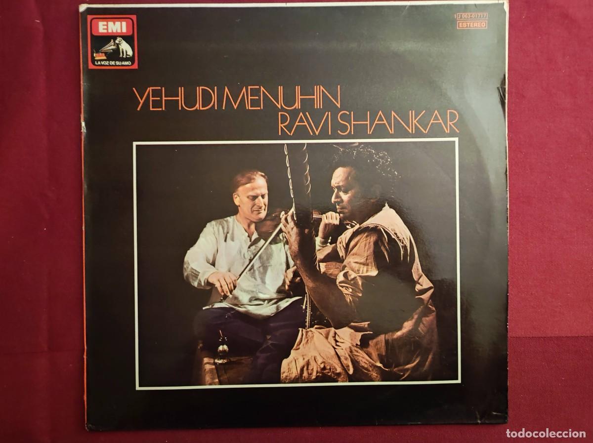Discos de vinilo: Ravi Shankar & Yehudi Menuhin (Vinilo LP, 1975 Ed. Espa&ntilde;ola La Voz de su Amo)