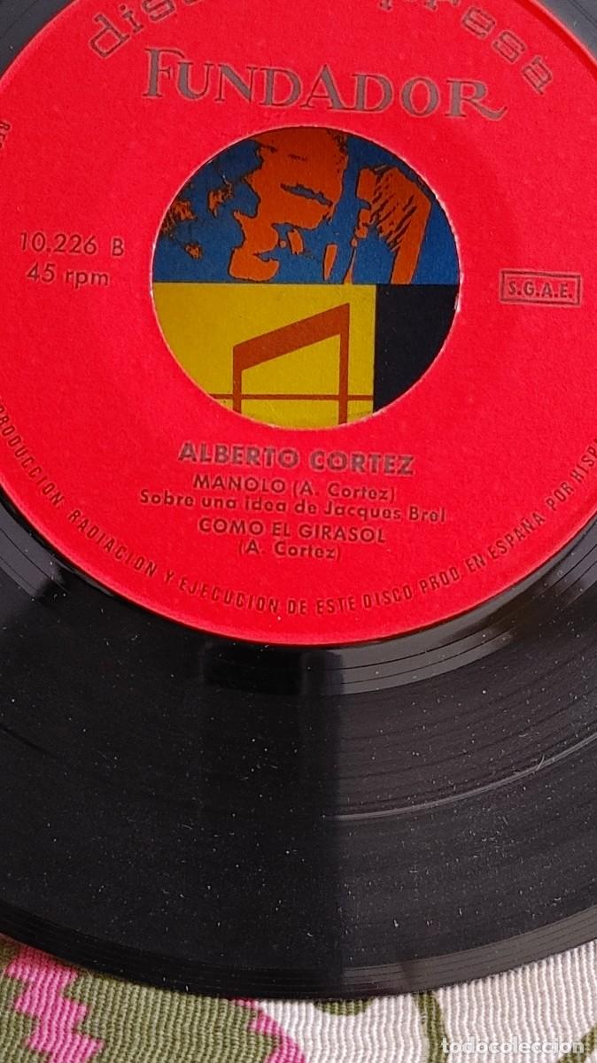 Discos de vinilo: ALBERTO CORTEZ-EP MANOLO +3-DE FUNDADOR
