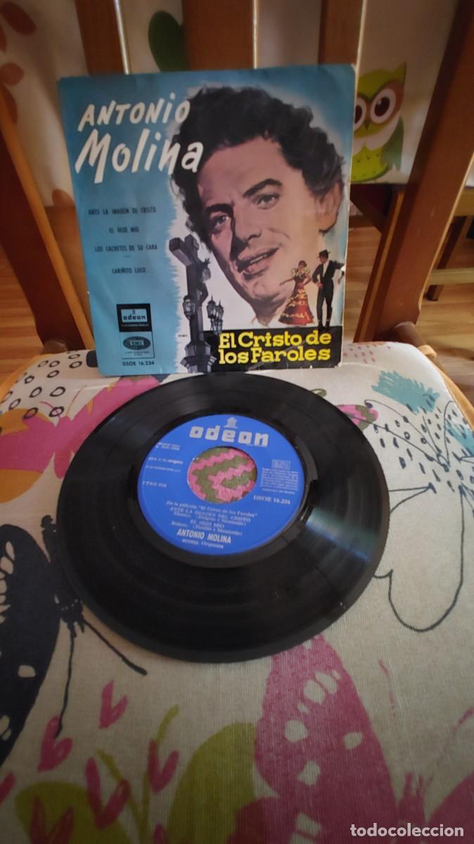Discos de vinilo: ANTONIO MOLINA-EP EL CRISTO DE LOS FAROLES - Foto 1
