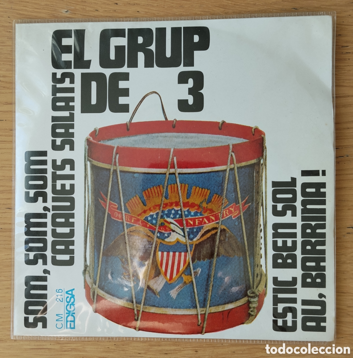 Discos de vinilo: EL GRUP DE 3 : &rdquo;SOM, SOM, SOM&rdquo; EP VINILO 1968 - FOLK