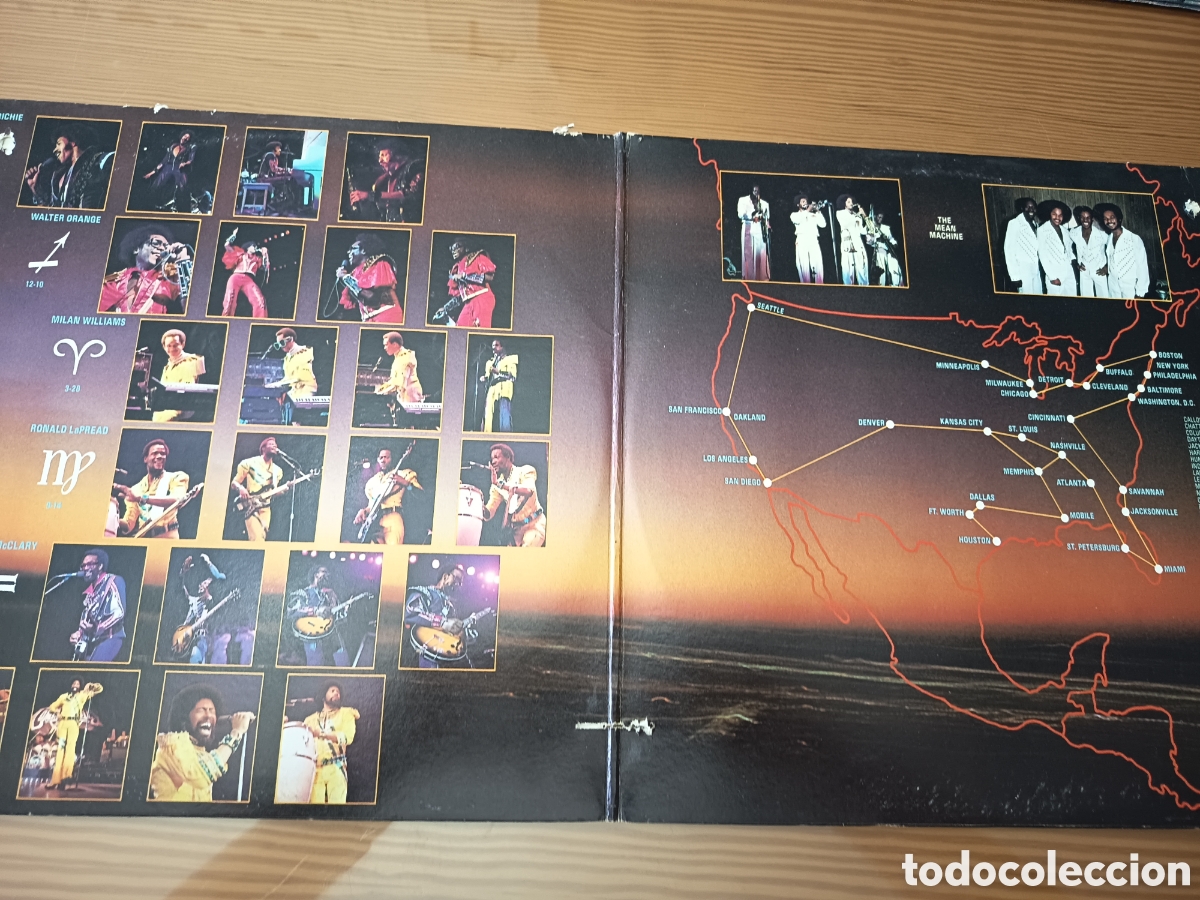 Discos de vinilo: Doble disco de vinilo de Commodores &rdquo; Live ! &rdquo; - Foto 3