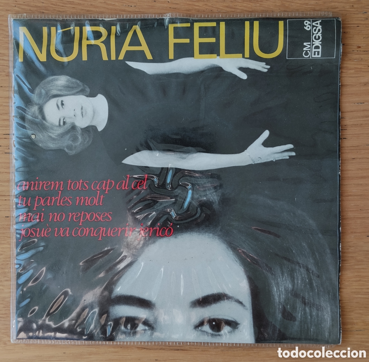 Discos de vinilo: NURIA FELIU : &rdquo;ANIREM TOTS CAP AL CEL&rdquo; EP VINILO 1965 - JAZZ