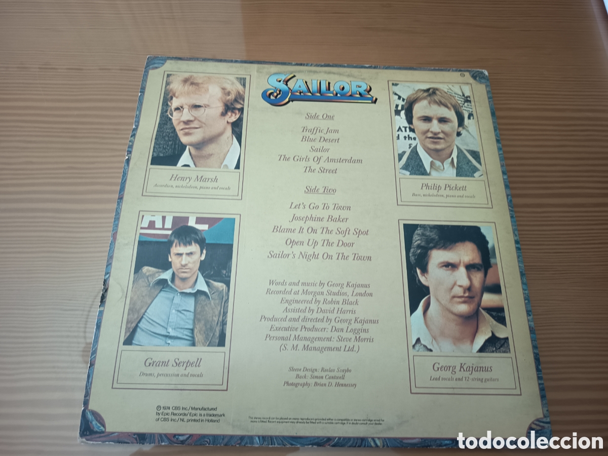 Discos de vinilo: Disco de vinilo de Sailor &rdquo; Sailor&rdquo; primera edici&oacute;n ,vinilo sin uso - Foto 2