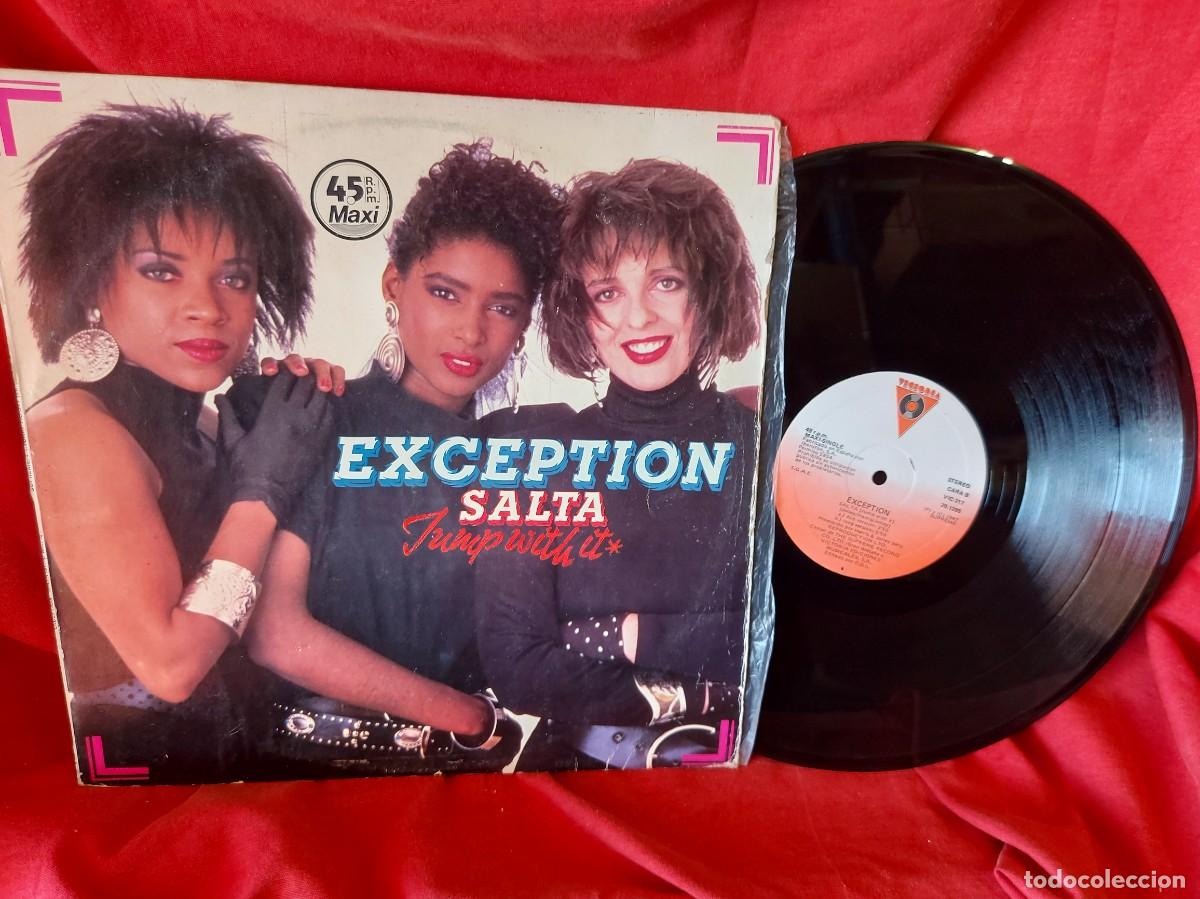 Discos de vinilo: MAXI SINGLE ,EXCEPTION SALTA 1986 ( PEDIDOS MINIMOS 10 &euro; ) CAJA N.&ordm; 3 - LP