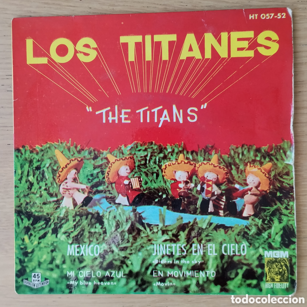 Discos de vinilo: LOS TITANES (THE TITANS) : &rdquo;MEXICO&rdquo; EP VINILO 1961 - INSTRO