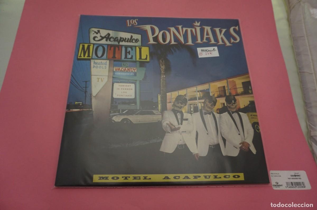 Discos de vinilo: LP - LOS PONTIAKS - HOTEL ACAPULCO - VINILO EN EXCELENTE ESTADO - VINILO COLOR ROJO