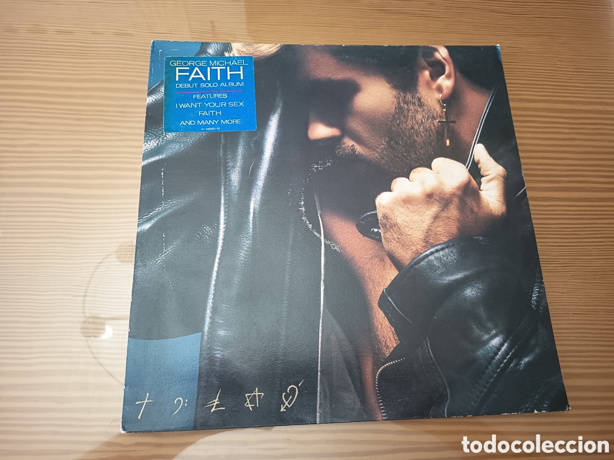 Discos de vinilo: Disco vinilo de George Michael &rdquo; Faith &rdquo; primera edici&oacute;n espa&ntilde;ola, como nuevo