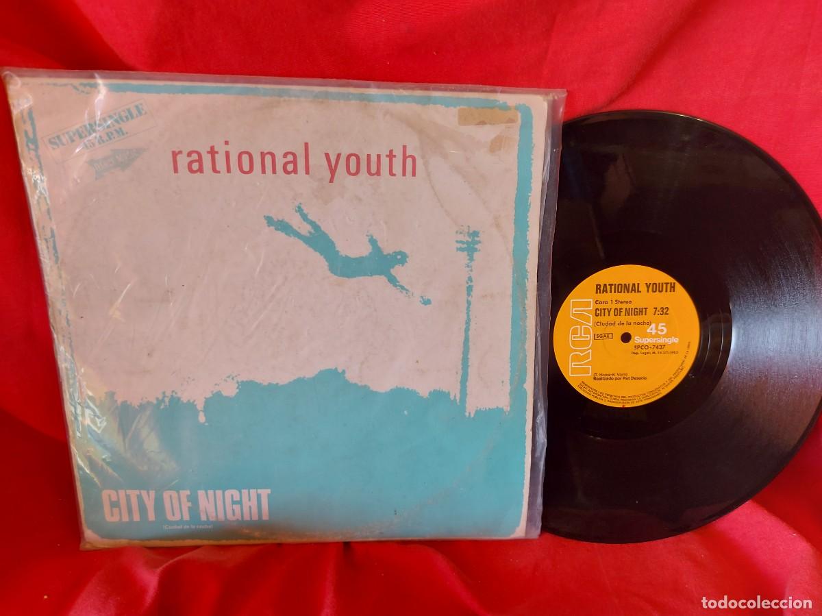Discos de vinilo: MAXI SINGLE , RATIONAL YOUTH CITY OF NIGHT ( PEDIDOS MINIMOS 10 &euro; ) CAJA N.&ordm; 3 - LP
