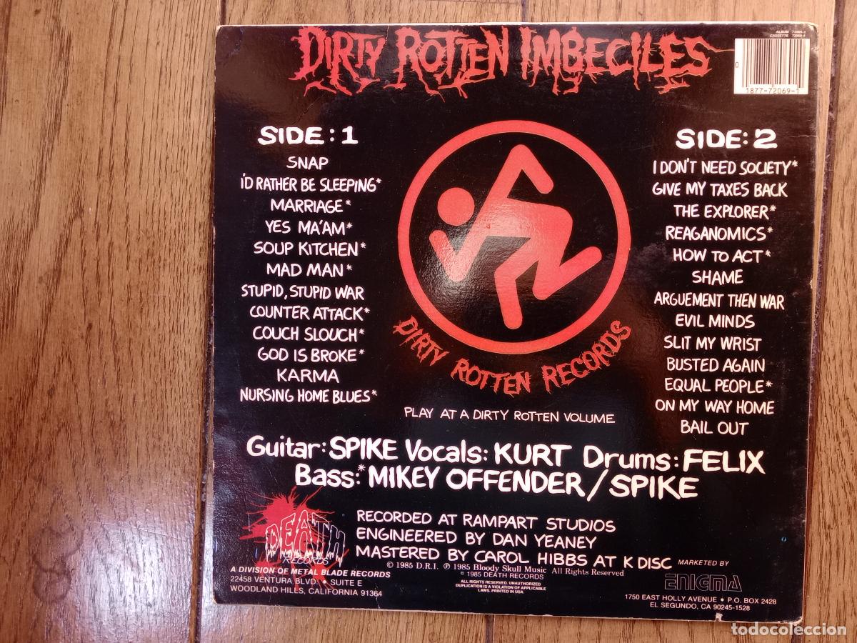 Discos de vinilo: D.R.I. dealing with It ! - Foto 2