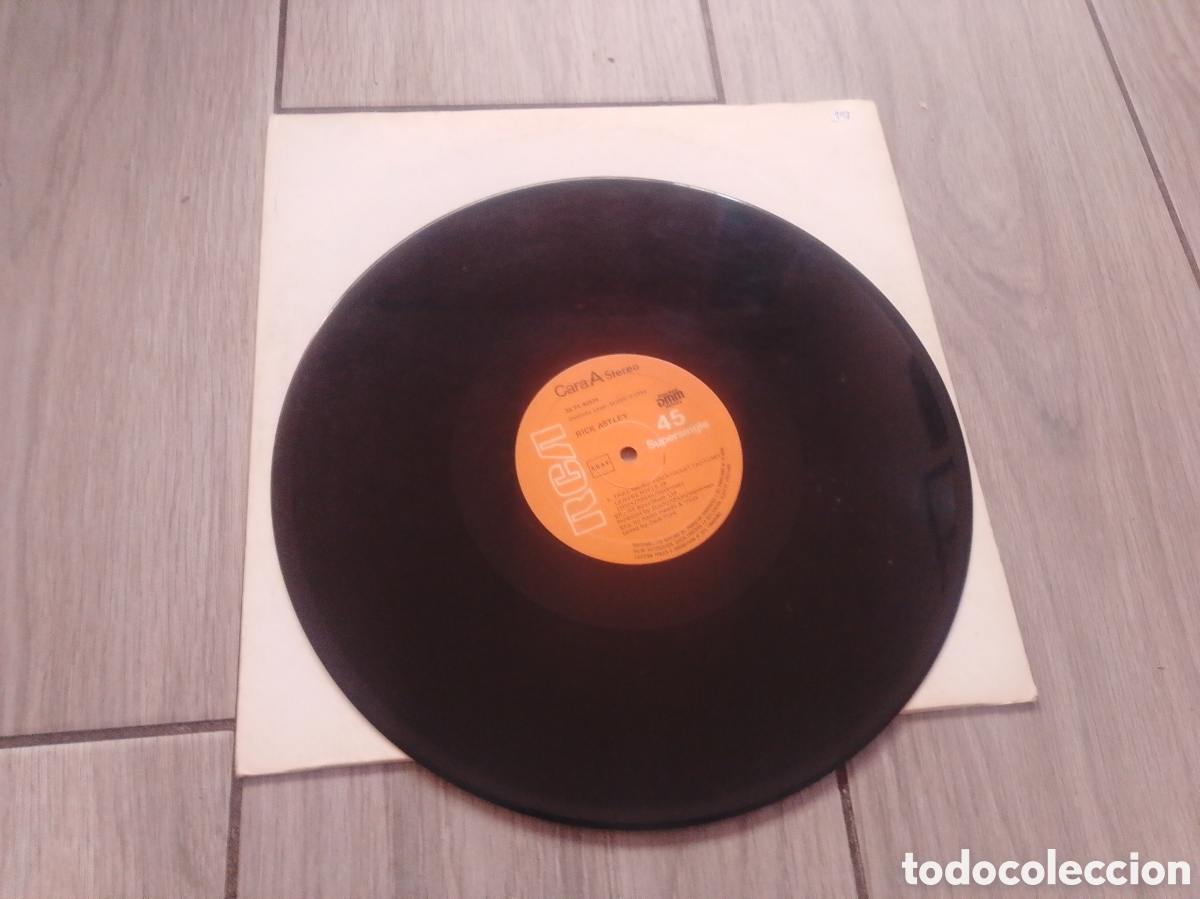 Discos de vinilo: RICK ASTLEY - TAKE ME TO YOUR HEART - MAXI - S&Oacute;LO VINILO - SPAIN - RCA - PLS 197 - L -
