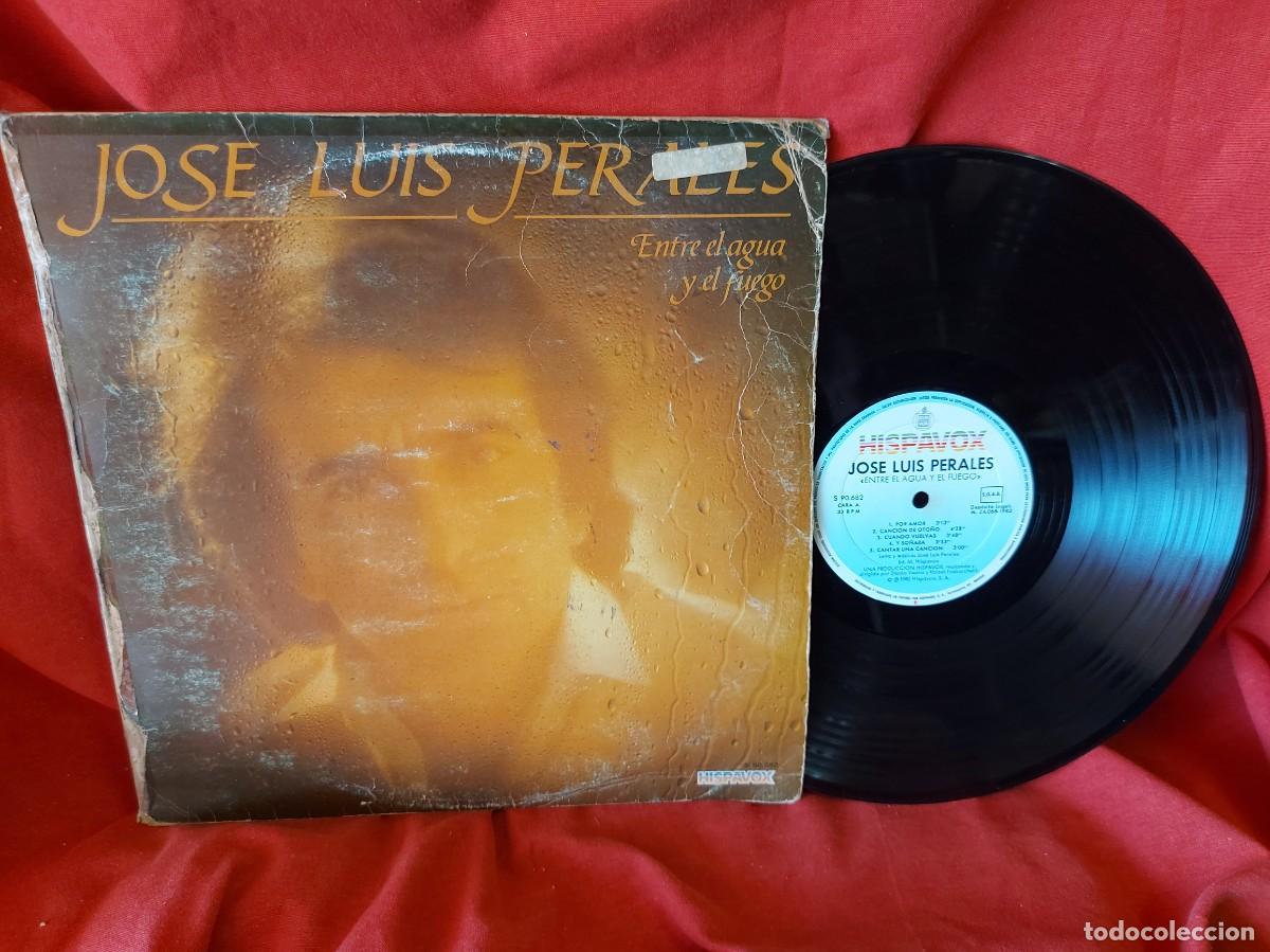 Discos de vinilo: LP, JOS&Eacute; LUIS PERALES ENTRE EL AGUA Y EL FUEGO 1982 ( PEDIDOS MINIMOS 10 &euro; ) CAJA N.&ordm; 3 - LP