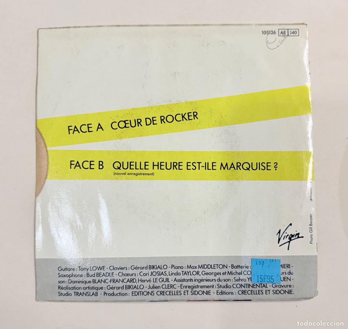 Discos de vinilo: Julien Clerc - Coeur de rocker - Foto 2