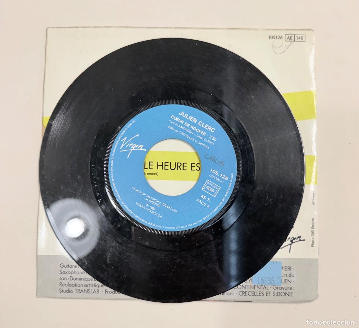 Discos de vinilo: Julien Clerc - Coeur de rocker - Foto 3